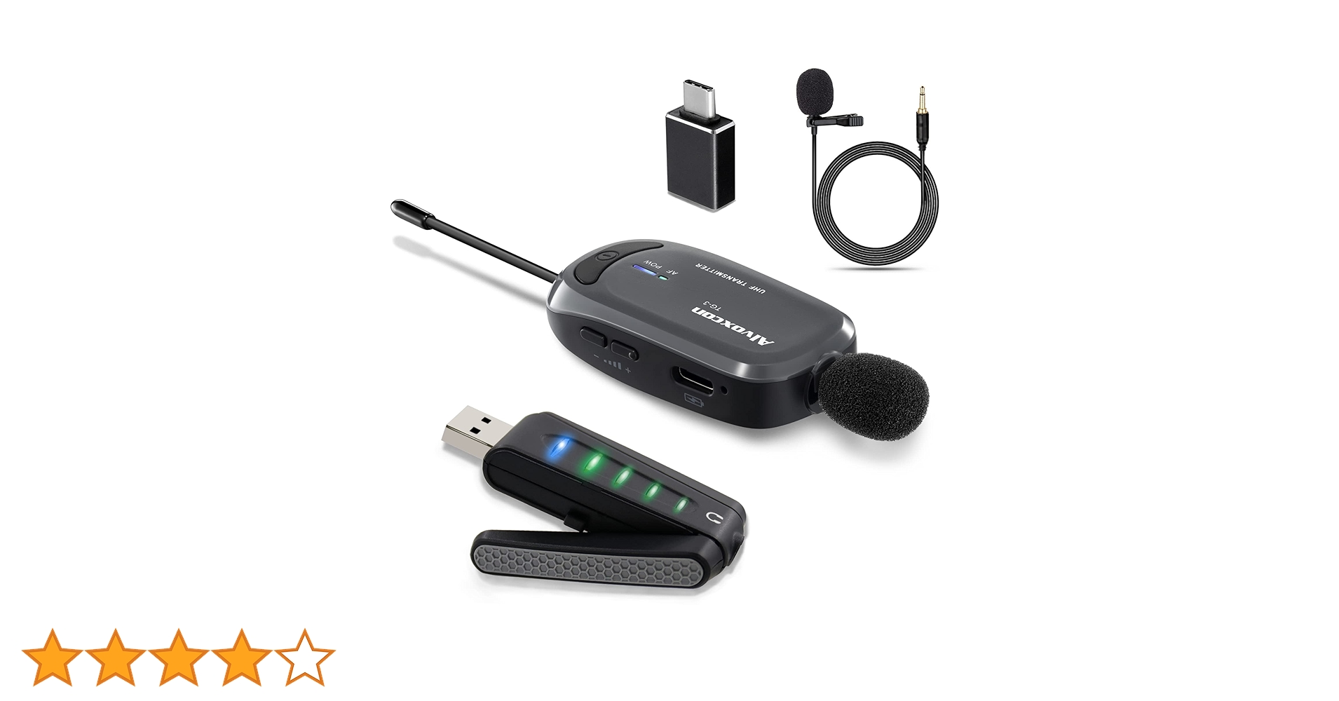 Amazon.co.jp: ワイヤレスマイク USB ピンマイク PC スマホ対応